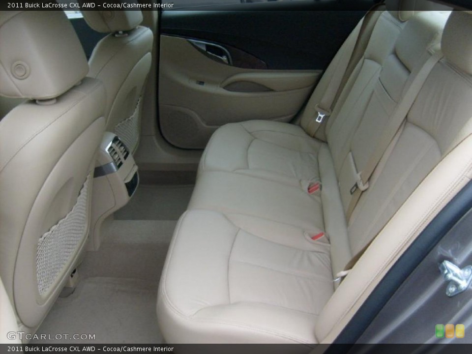 Cocoa/Cashmere Interior Photo for the 2011 Buick LaCrosse CXL AWD #43432707