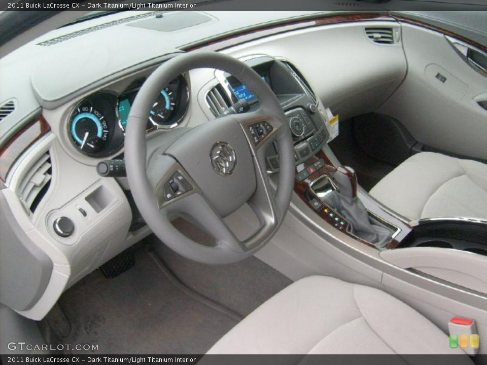 Dark Titanium/Light Titanium Interior Prime Interior for the 2011 Buick LaCrosse CX #43433355