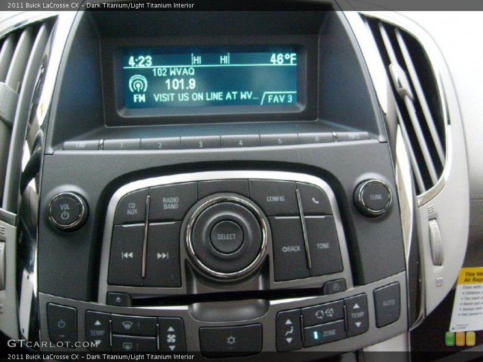 Dark Titanium/Light Titanium Interior Controls for the 2011 Buick LaCrosse CX #43433487