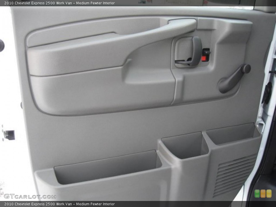 Medium Pewter Interior Door Panel for the 2010 Chevrolet Express 2500 Work Van #43433711
