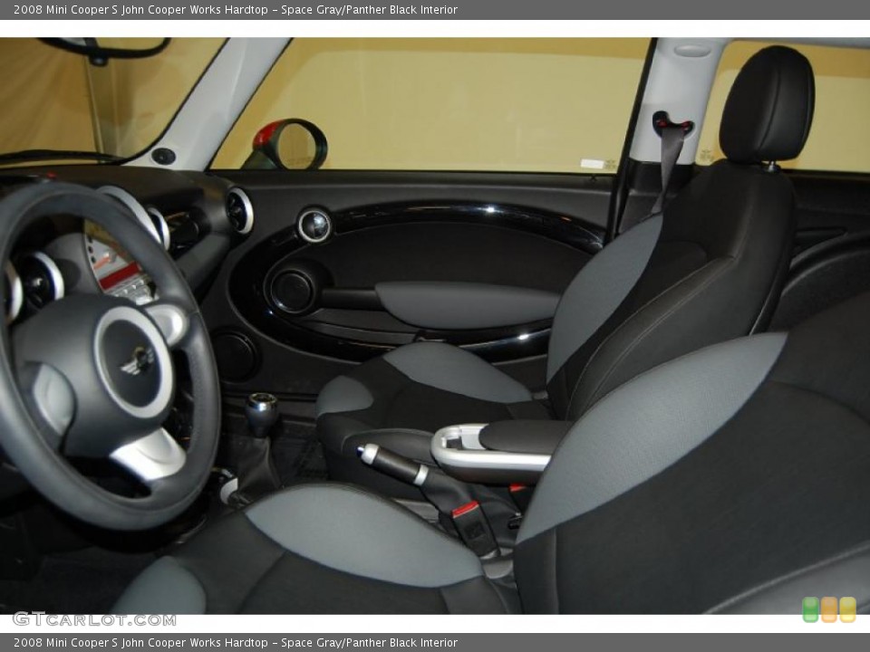 Space Gray/Panther Black Interior Photo for the 2008 Mini Cooper S John Cooper Works Hardtop #43434159