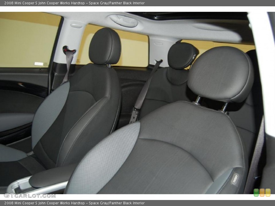 Space Gray/Panther Black Interior Photo for the 2008 Mini Cooper S John Cooper Works Hardtop #43434175