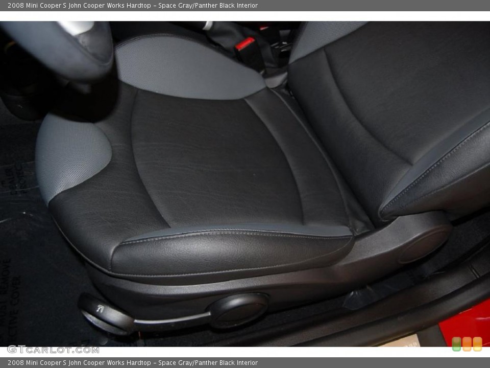 Space Gray/Panther Black Interior Photo for the 2008 Mini Cooper S John Cooper Works Hardtop #43434191