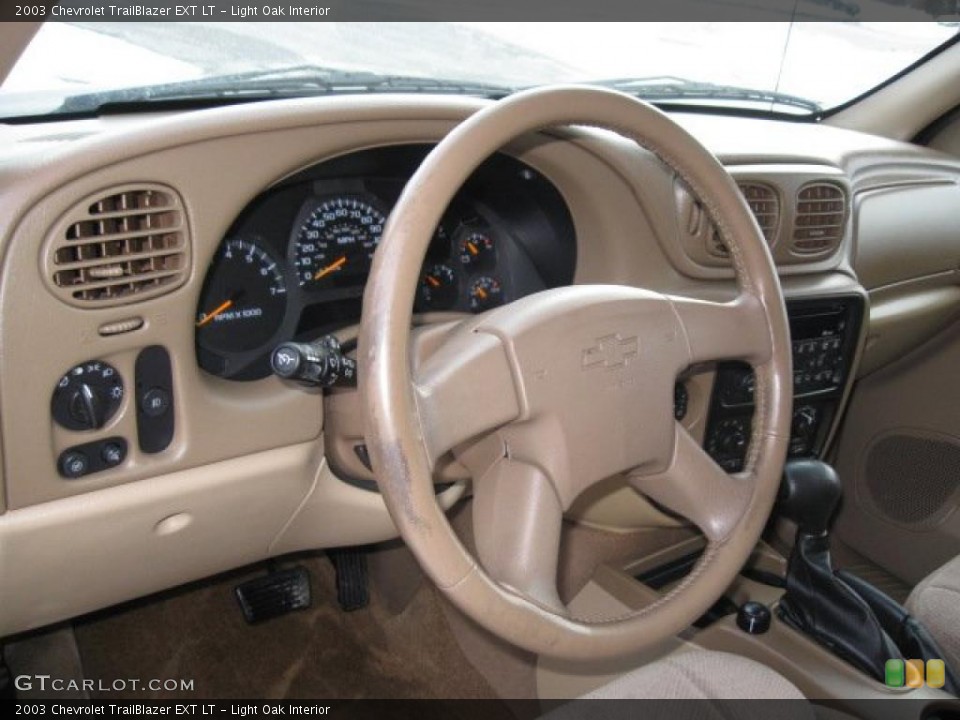 Light Oak Interior Steering Wheel for the 2003 Chevrolet TrailBlazer EXT LT #43434244