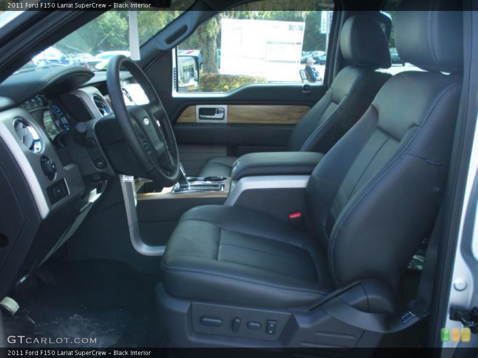 Black Interior Photo for the 2011 Ford F150 Lariat SuperCrew #43434883