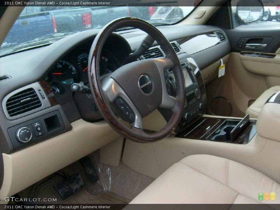 Cocoa/Light Cashmere Interior Photo for the 2011 GMC Yukon Denali AWD #43434939