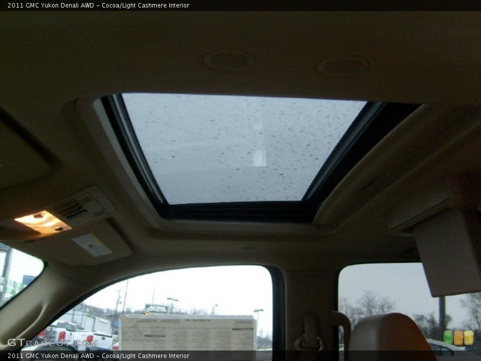 Cocoa/Light Cashmere Interior Sunroof for the 2011 GMC Yukon Denali AWD #43434955