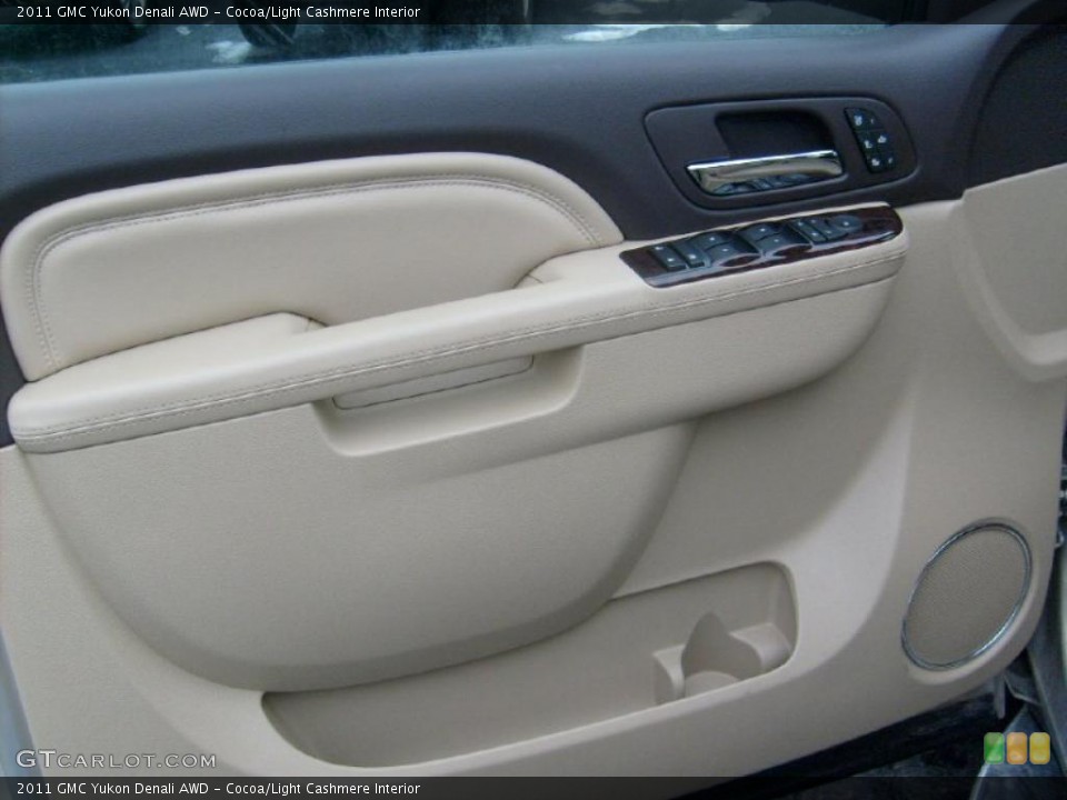 Cocoa/Light Cashmere Interior Door Panel for the 2011 GMC Yukon Denali AWD #43434971