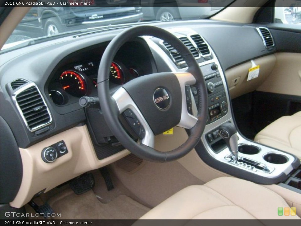 Cashmere Interior Prime Interior for the 2011 GMC Acadia SLT AWD #43435623