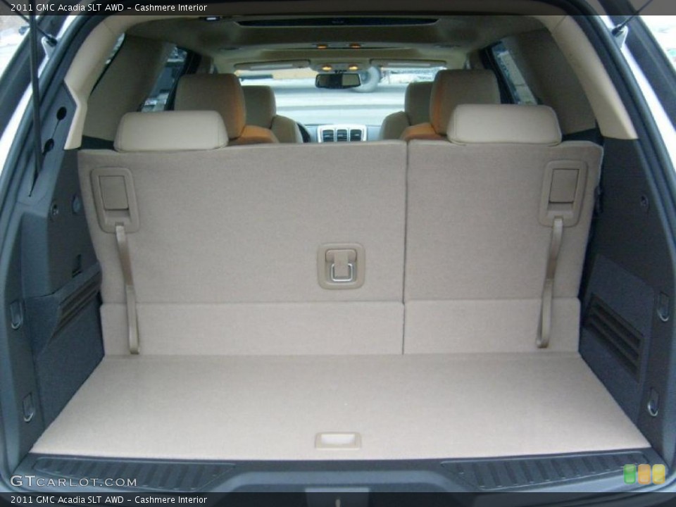Cashmere Interior Trunk for the 2011 GMC Acadia SLT AWD #43435679