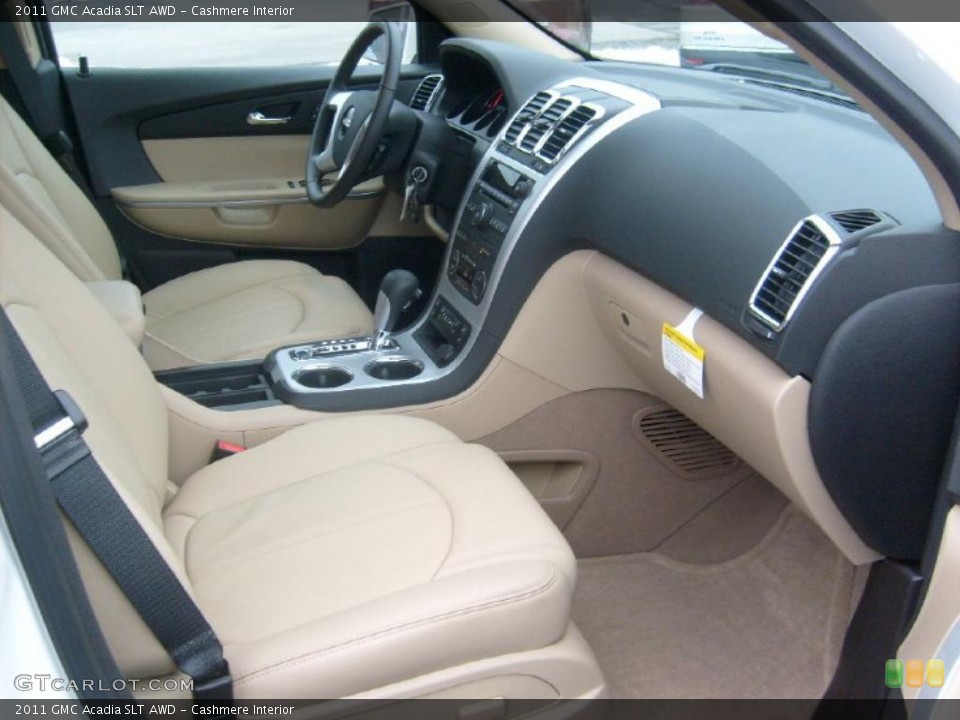 Cashmere Interior Dashboard for the 2011 GMC Acadia SLT AWD #43435695