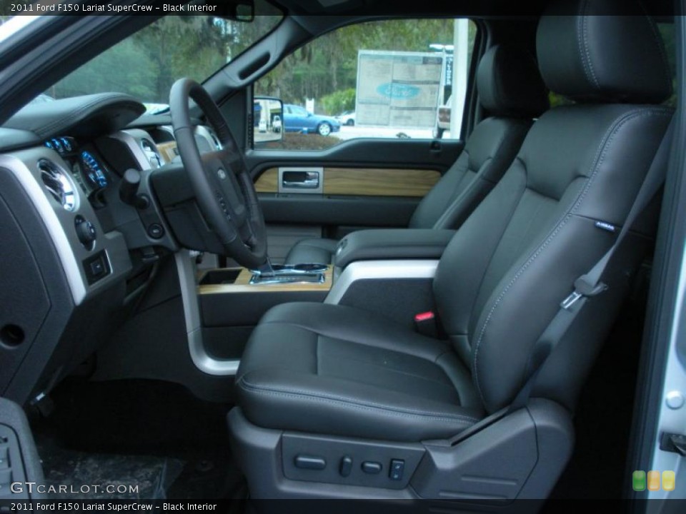 Black Interior Photo for the 2011 Ford F150 Lariat SuperCrew #43436143