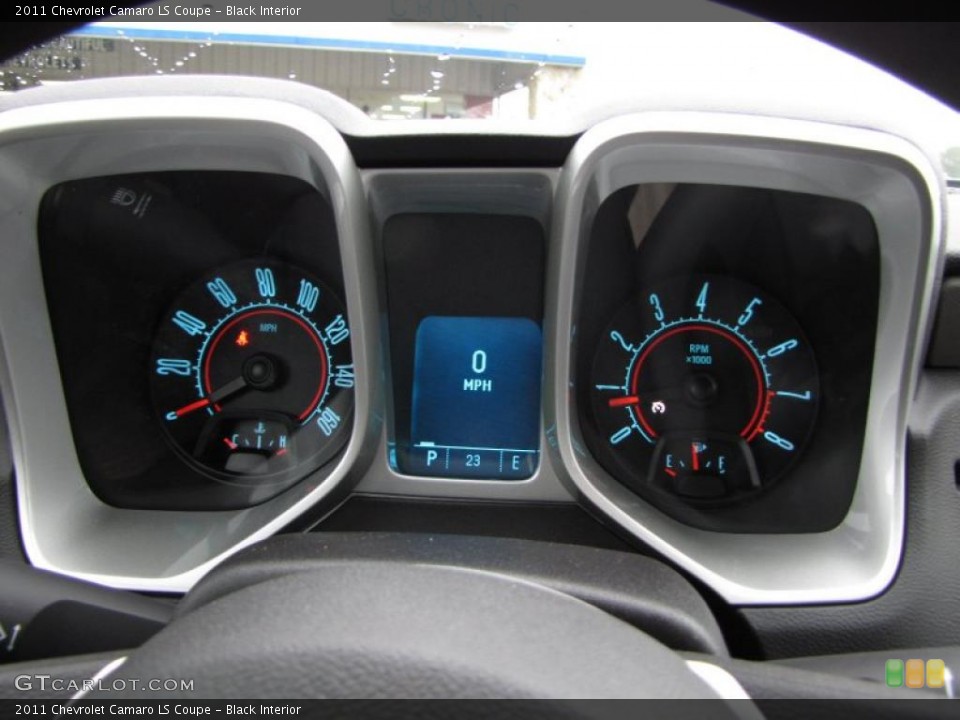 Black Interior Gauges for the 2011 Chevrolet Camaro LS Coupe #43436380