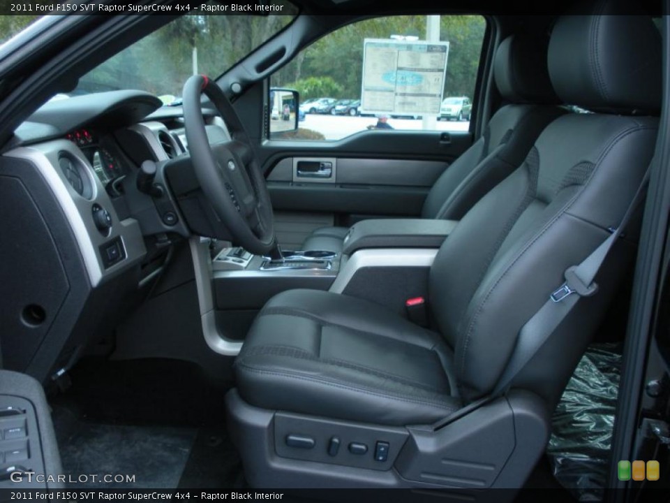 Raptor Black Interior Photo for the 2011 Ford F150 SVT Raptor SuperCrew 4x4 #43436382