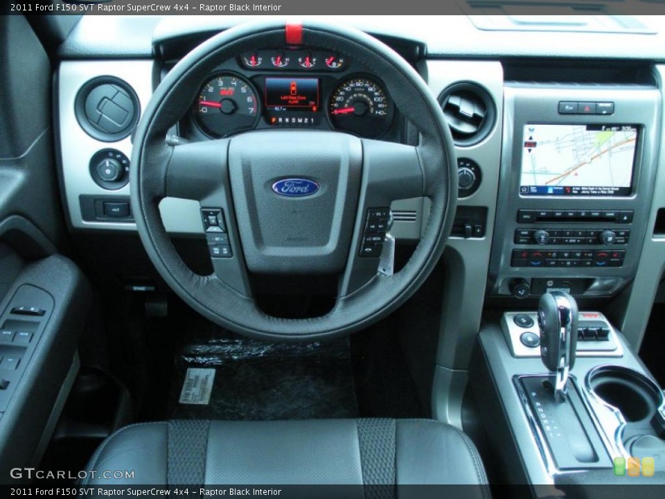 Raptor Black Interior Dashboard for the 2011 Ford F150 SVT Raptor SuperCrew 4x4 #43436427