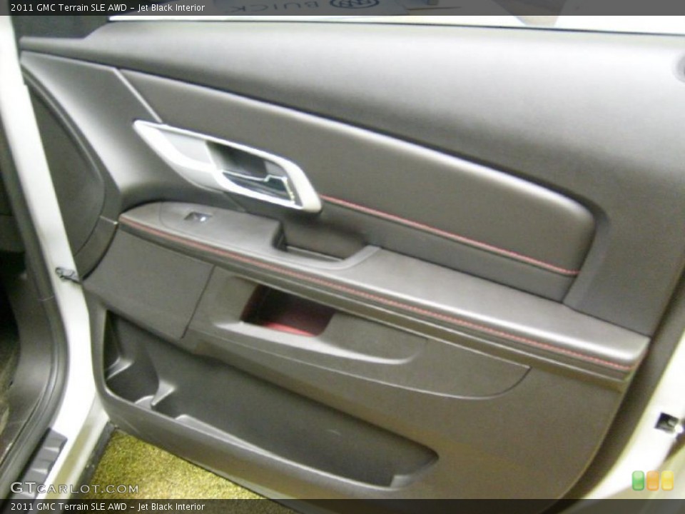 Jet Black Interior Door Panel for the 2011 GMC Terrain SLE AWD #43436603