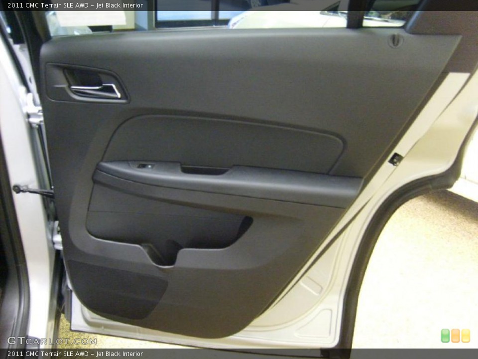 Jet Black Interior Door Panel for the 2011 GMC Terrain SLE AWD #43436615