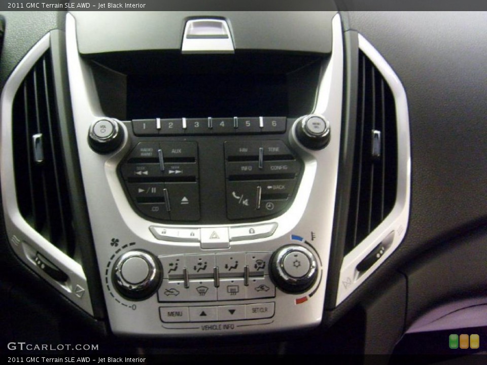 Jet Black Interior Controls for the 2011 GMC Terrain SLE AWD #43436675