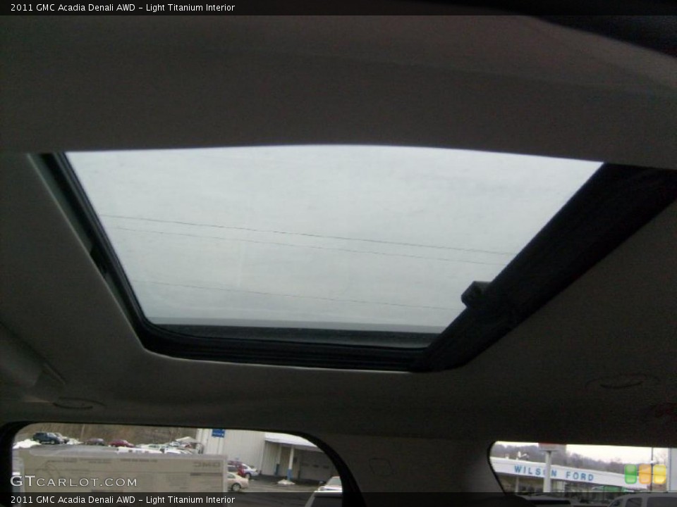 Light Titanium Interior Sunroof for the 2011 GMC Acadia Denali AWD #43436835