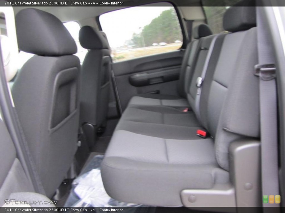 Ebony Interior Photo for the 2011 Chevrolet Silverado 2500HD LT Crew Cab 4x4 #43436867