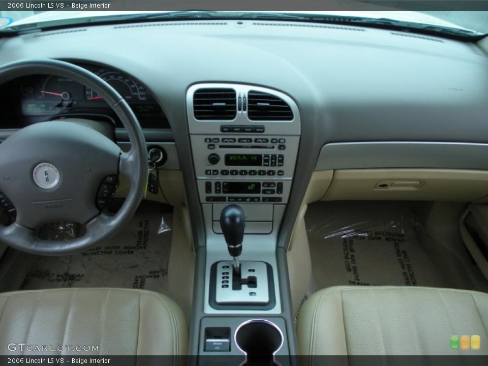 Beige Interior Dashboard for the 2006 Lincoln LS V8 #43437347