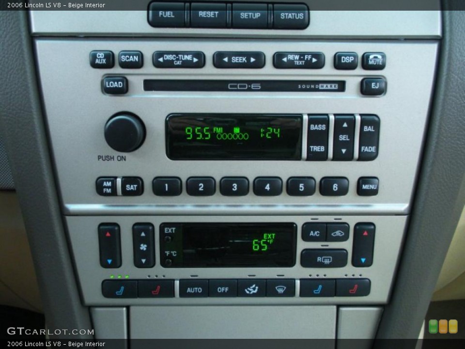 Beige Interior Controls for the 2006 Lincoln LS V8 #43437399
