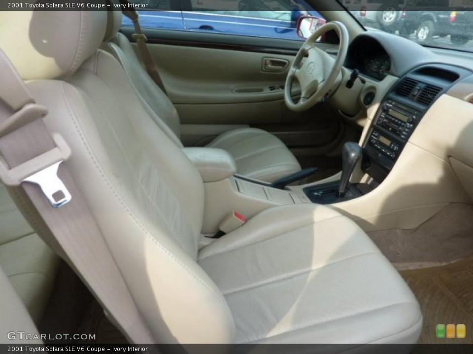 Ivory Interior Photo for the 2001 Toyota Solara SLE V6 Coupe #43439198