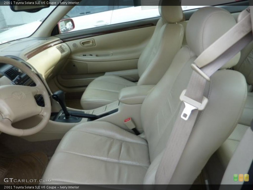 Ivory Interior Photo for the 2001 Toyota Solara SLE V6 Coupe #43439222
