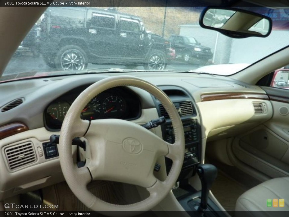 Ivory Interior Dashboard for the 2001 Toyota Solara SLE V6 Coupe #43439230