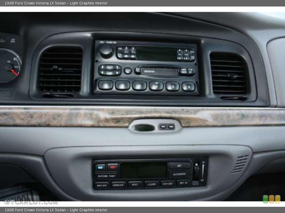 Light Graphite Interior Controls for the 1998 Ford Crown Victoria LX Sedan #43442256