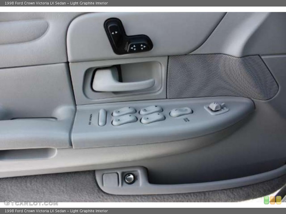 Light Graphite Interior Controls for the 1998 Ford Crown Victoria LX Sedan #43442304