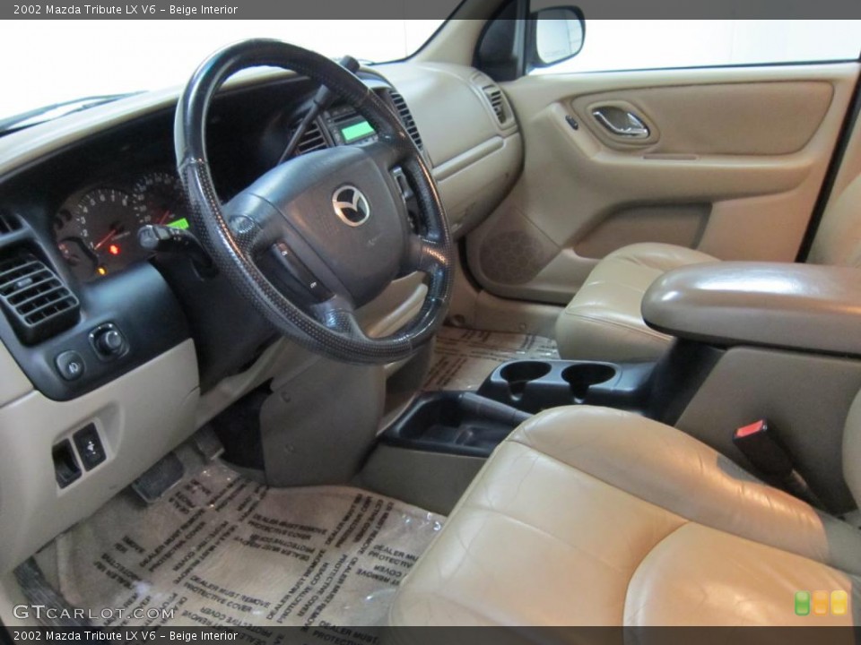 Beige Interior Photo for the 2002 Mazda Tribute LX V6 #43445360