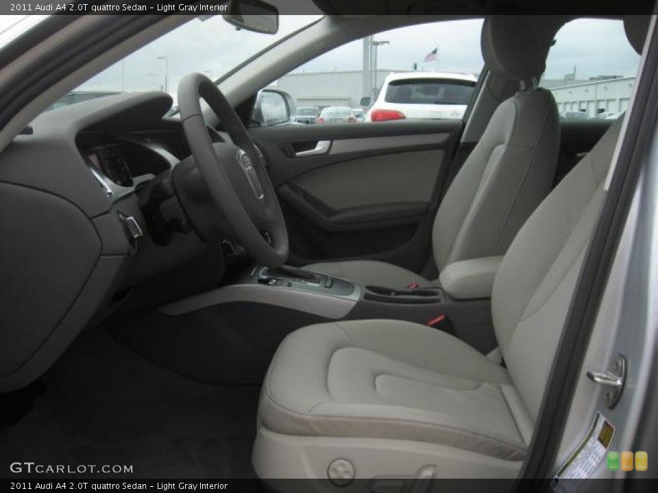 Light Gray Interior Photo for the 2011 Audi A4 2.0T quattro Sedan #43446124