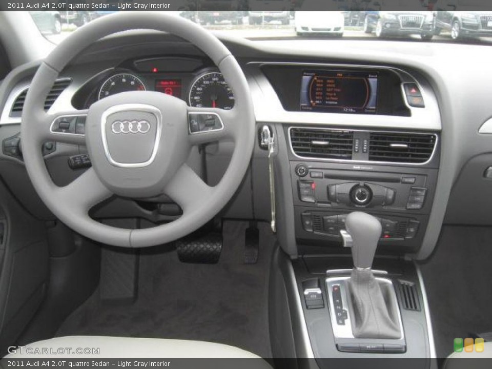 Light Gray Interior Dashboard for the 2011 Audi A4 2.0T quattro Sedan #43446136