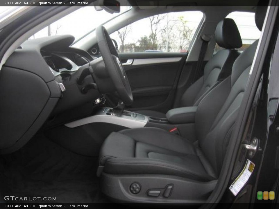 Black Interior Photo for the 2011 Audi A4 2.0T quattro Sedan #43446376
