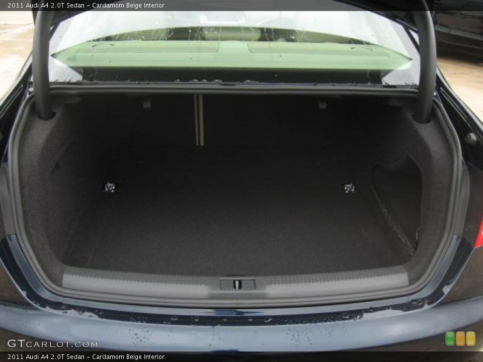 Cardamom Beige Interior Trunk for the 2011 Audi A4 2.0T Sedan #43446728