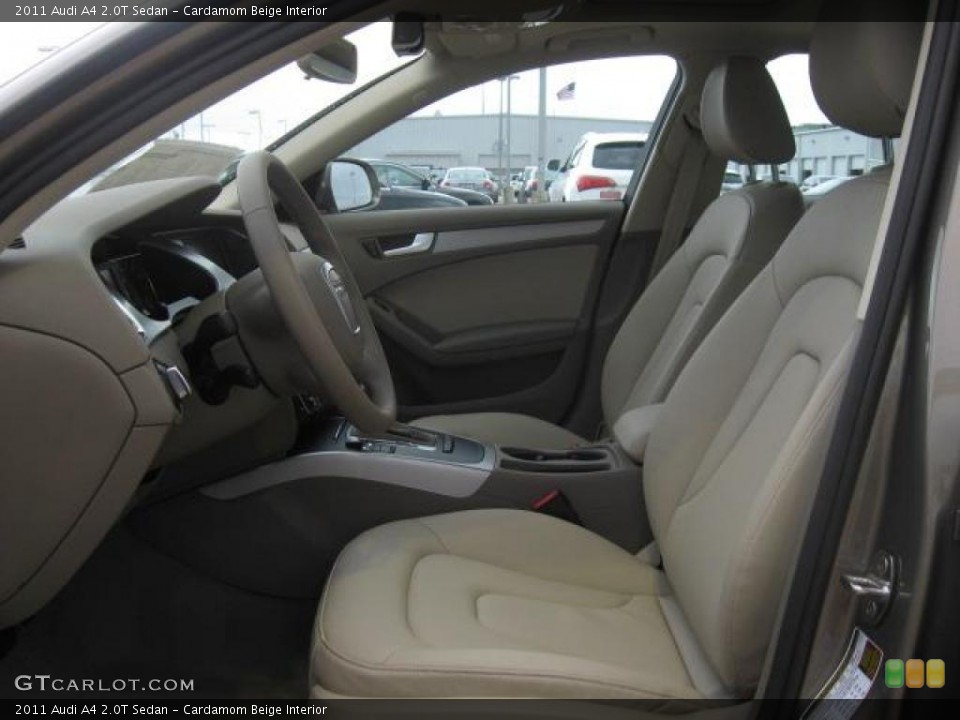 Cardamom Beige Interior Photo for the 2011 Audi A4 2.0T Sedan #43446944