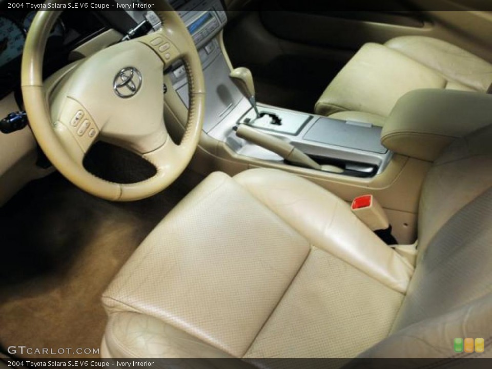 Ivory Interior Photo for the 2004 Toyota Solara SLE V6 Coupe #43447032