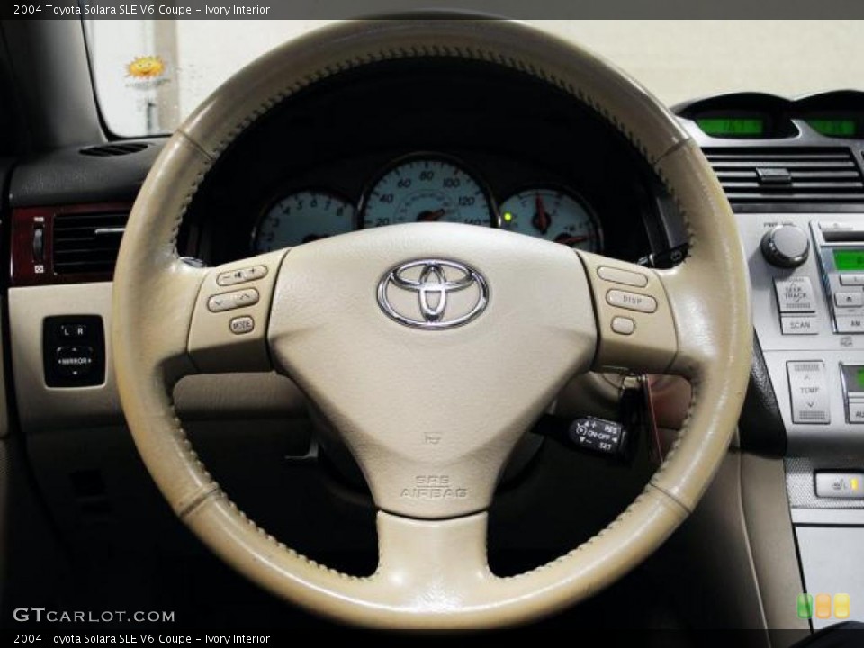 Ivory Interior Steering Wheel for the 2004 Toyota Solara SLE V6 Coupe #43447076