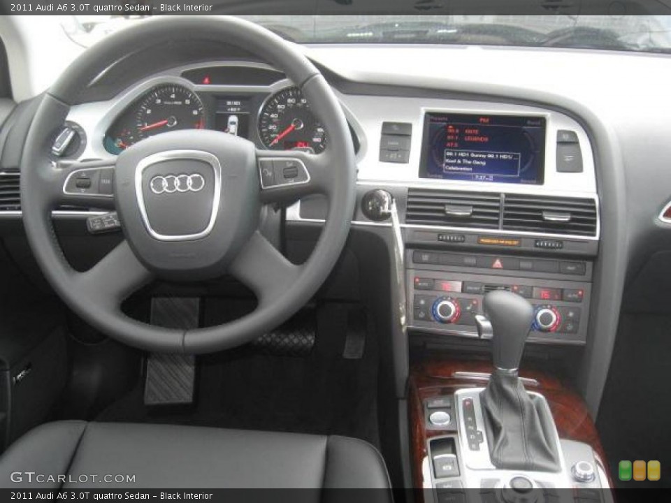 Black Interior Dashboard for the 2011 Audi A6 3.0T quattro Sedan #43447084