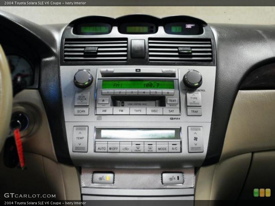 Ivory Interior Controls for the 2004 Toyota Solara SLE V6 Coupe #43447109