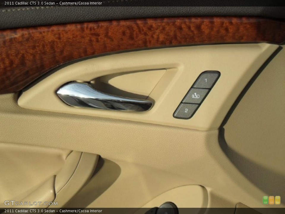 Cashmere/Cocoa Interior Controls for the 2011 Cadillac CTS 3.0 Sedan #43457232