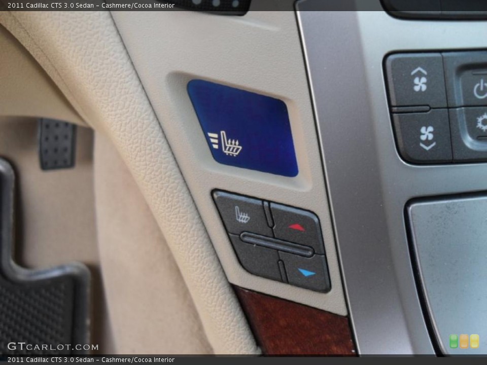 Cashmere/Cocoa Interior Controls for the 2011 Cadillac CTS 3.0 Sedan #43457248