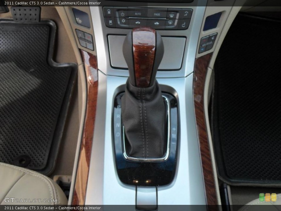 Cashmere/Cocoa Interior Transmission for the 2011 Cadillac CTS 3.0 Sedan #43457260