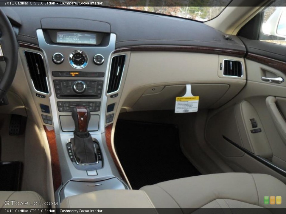 Cashmere/Cocoa Interior Dashboard for the 2011 Cadillac CTS 3.0 Sedan #43457360