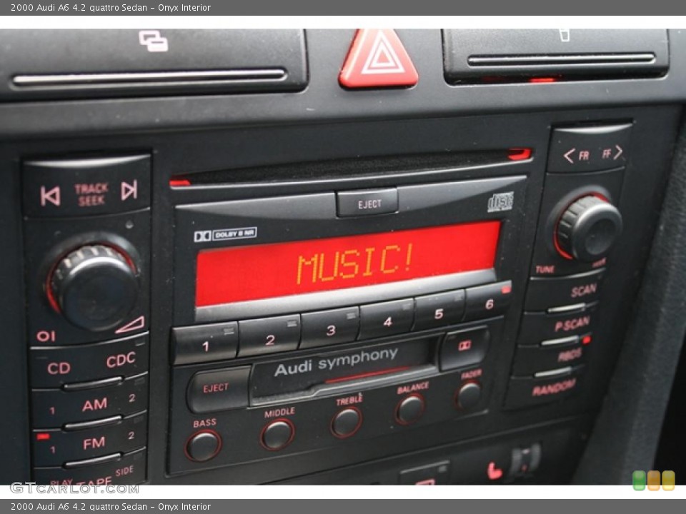 Onyx Interior Controls for the 2000 Audi A6 4.2 quattro Sedan #43459436