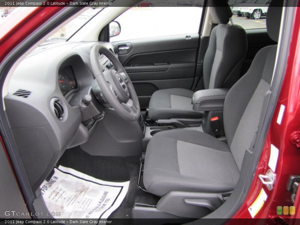 Dark Slate Gray Interior Photo for the 2011 Jeep Compass 2.0 Latitude #43461764