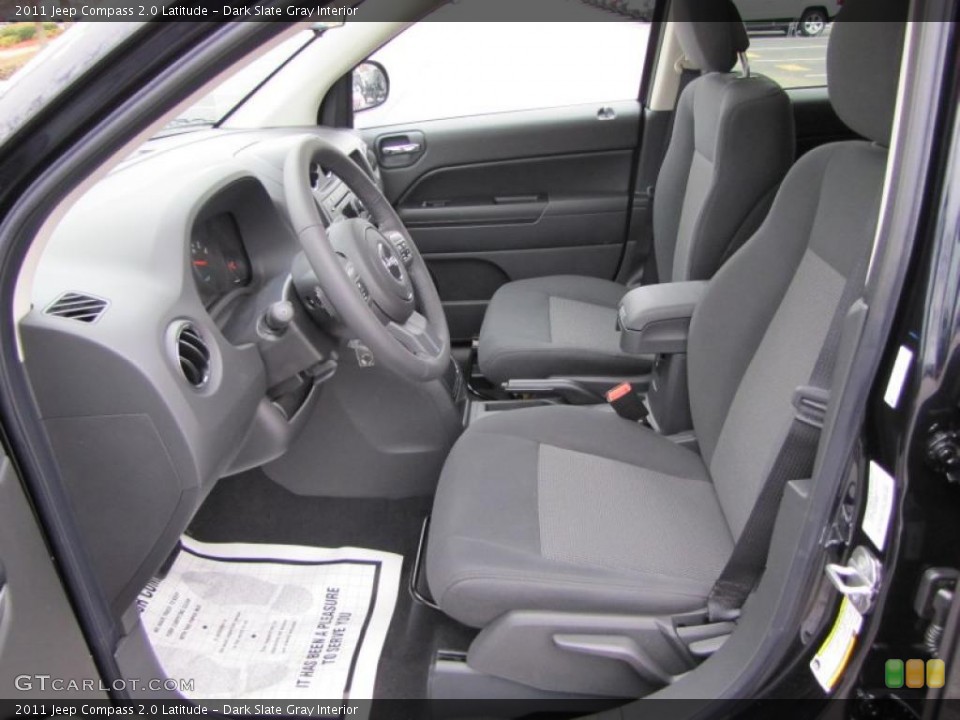 Dark Slate Gray Interior Photo for the 2011 Jeep Compass 2.0 Latitude #43462004