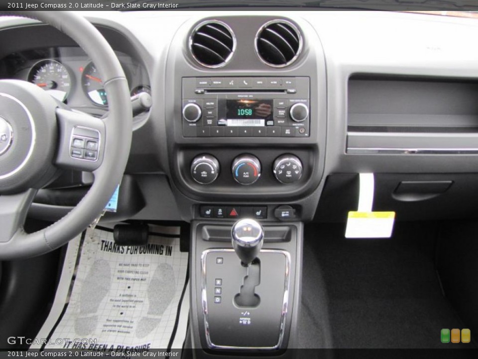Dark Slate Gray Interior Transmission for the 2011 Jeep Compass 2.0 Latitude #43462085
