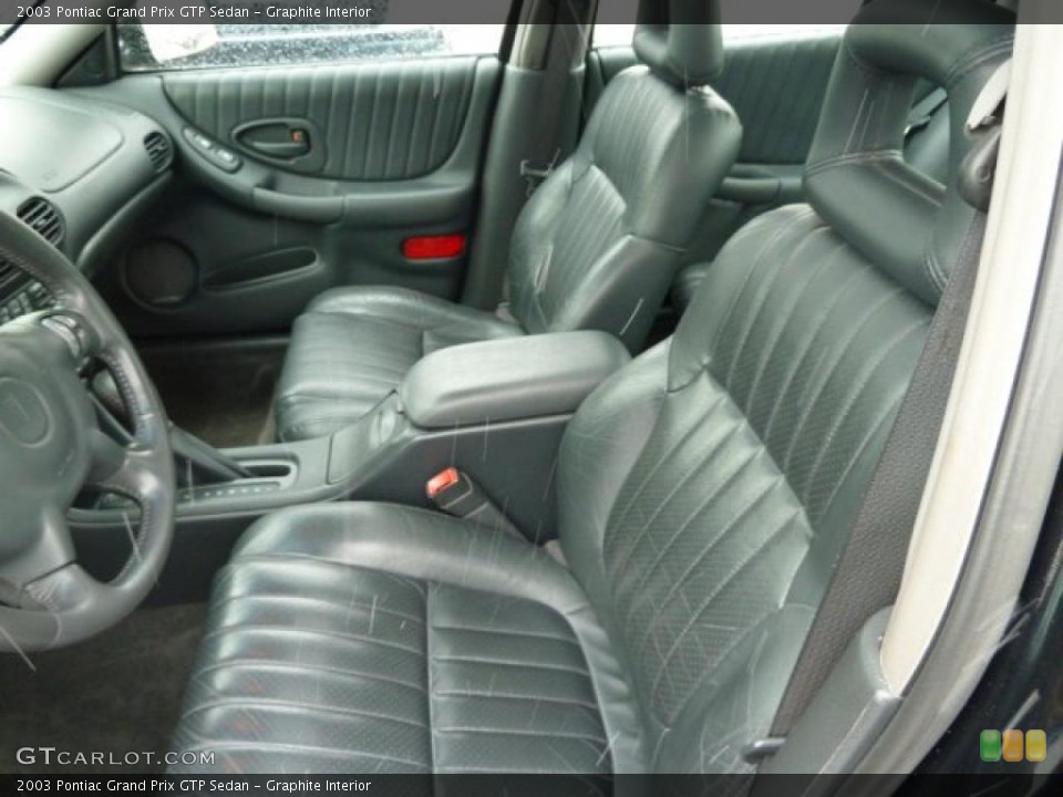 Graphite Interior Photo for the 2003 Pontiac Grand Prix GTP Sedan #43465460
